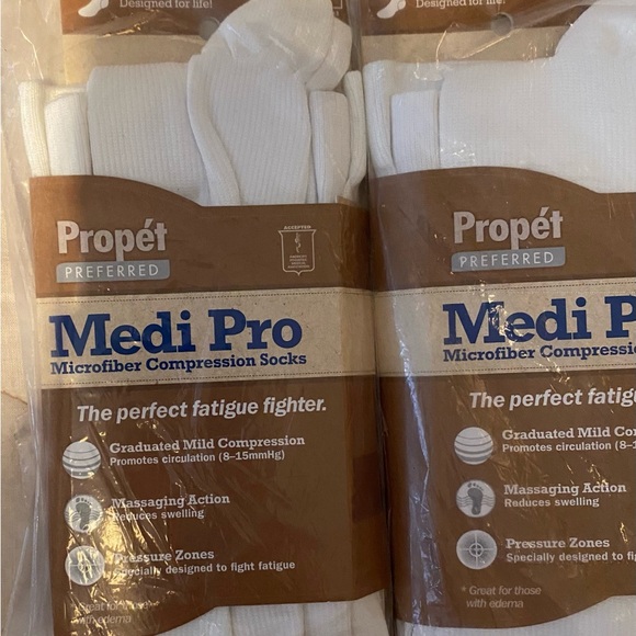 3 Pair Medi Pro Fatigue Fighter Over the Calf Socks size L - Picture 2 of 12